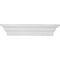 Ekena Millwork 24"W x 4 1/2"H x 4 1/8"P Dentil Shelf SH24X04X04DE - alternate 1